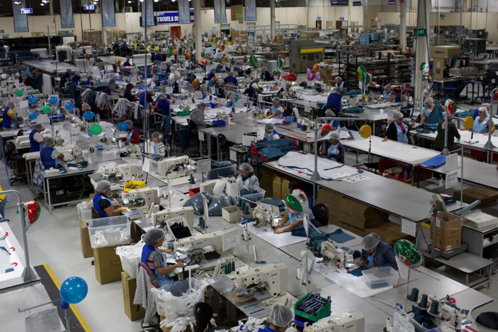 Workers in a Reynosa Maquiladora. 