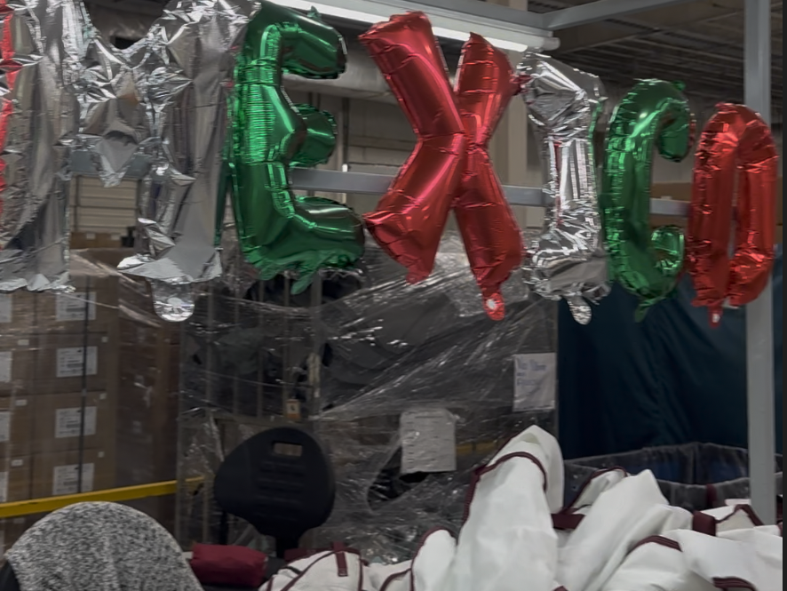 A balloon celebrating Mexican Independence Day.