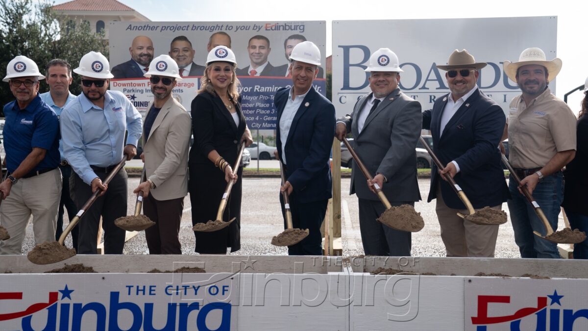 Edinburg breaks ground on long-awaited downtown parking garage near county courthouse