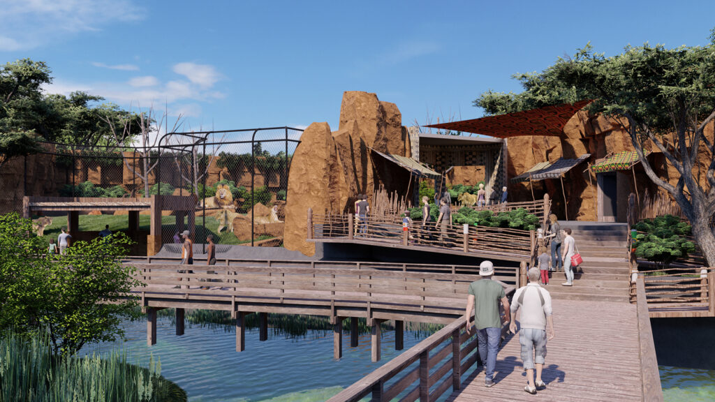 A graphic rendering of the new Gladys Porter Zoo