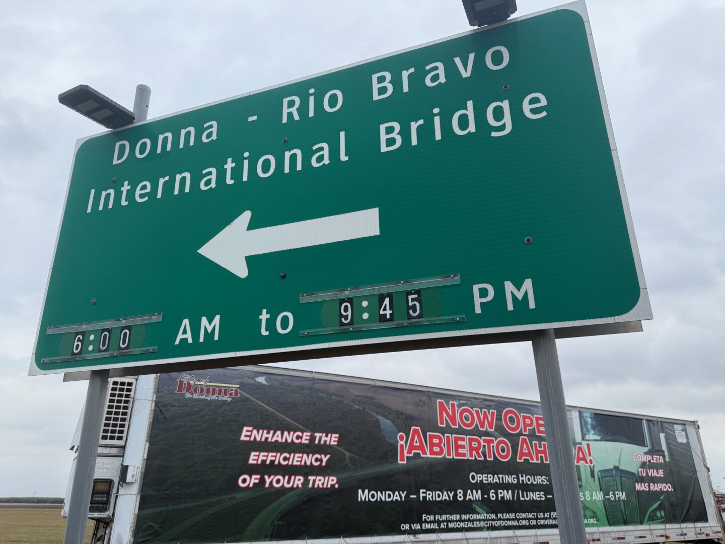 How Donna is moving forward with its plan to bring commercial truck traffic to its international bridge