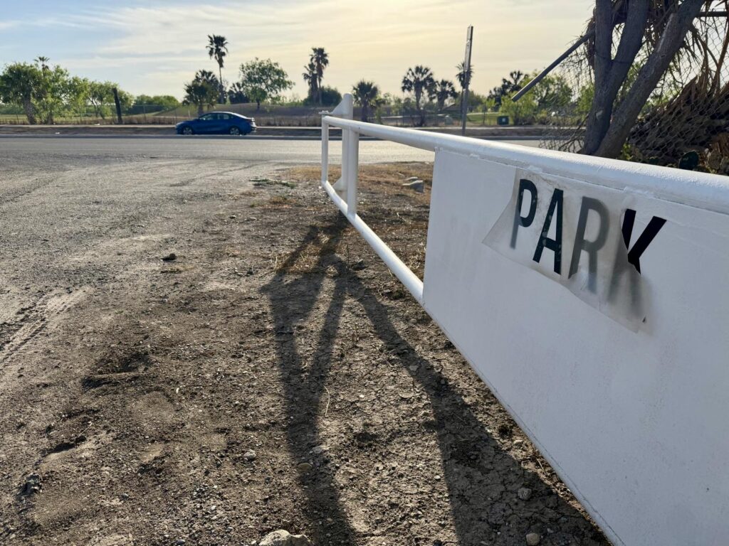 Street view near the McAllen Disc Golf Course and Champion Lakes Golf Course, where a pedestrian tunnel is planned.