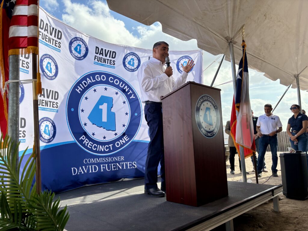 Close-up of Joel Rivera speaking at a podium.