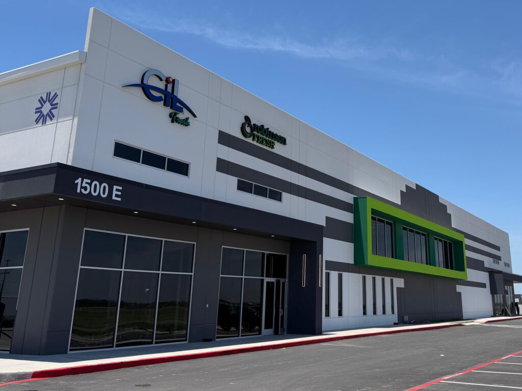Exterior view of the Robinson Fresh cold storage and logistics facility in Pharr, Texas.