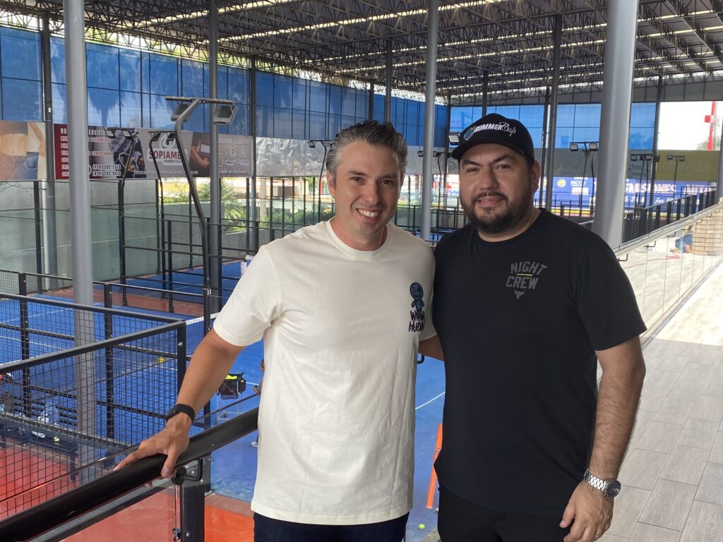 Marcos Ramírez López and Pepe Fernández at Padel Club Reynosa.