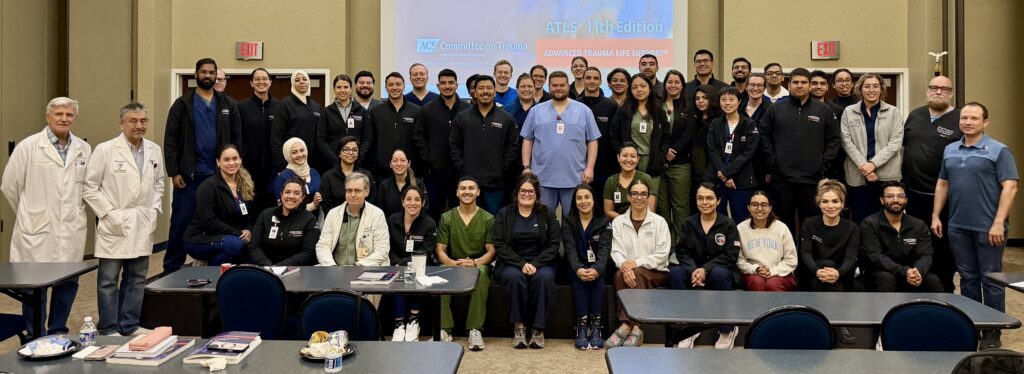 Group photo of South Texas Health System medical residents and faculty during residency orientation.