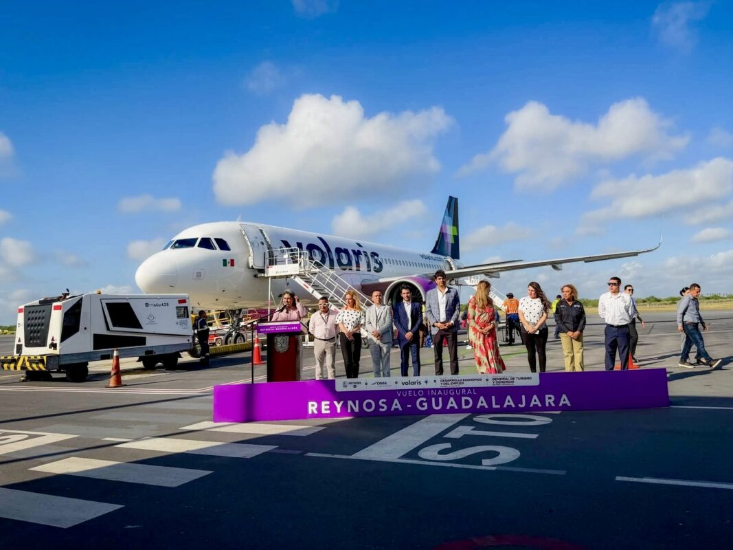 First Volaris flight from Guadalajara lands in Reynosa
