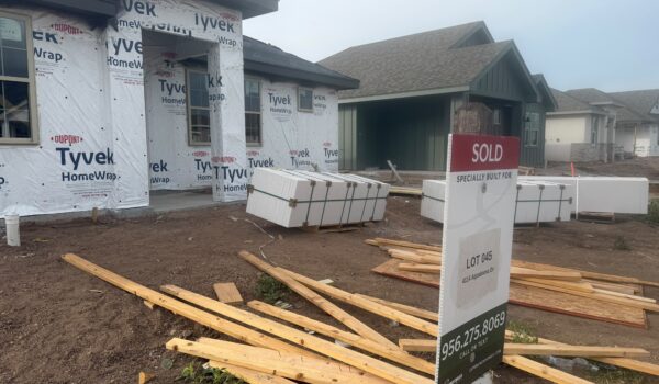 Several homes are under construction in Mission.