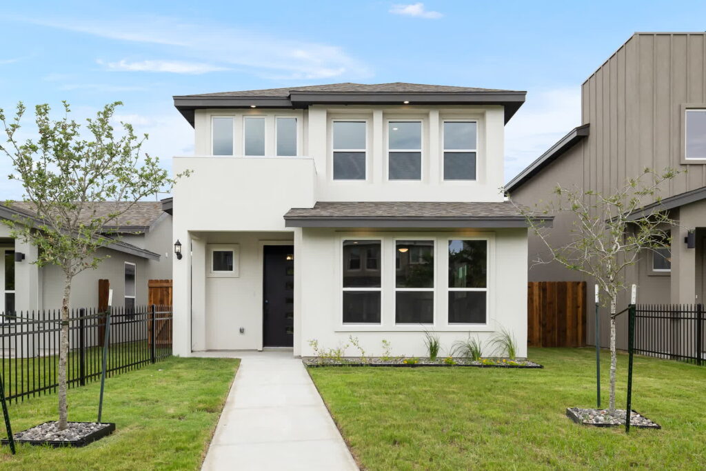 Two-story Esperanza Homes model offered at Villas Las Lagunas in Brownsville.