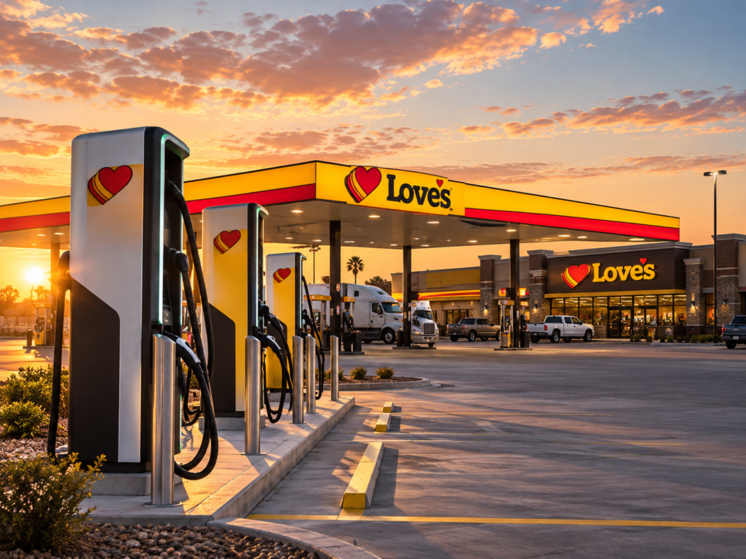 Love’s plans $600K electric vehicle charging project in Edinburg